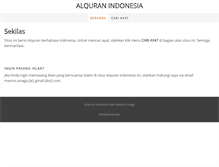 Tablet Screenshot of alquran.indonesiaweb.info